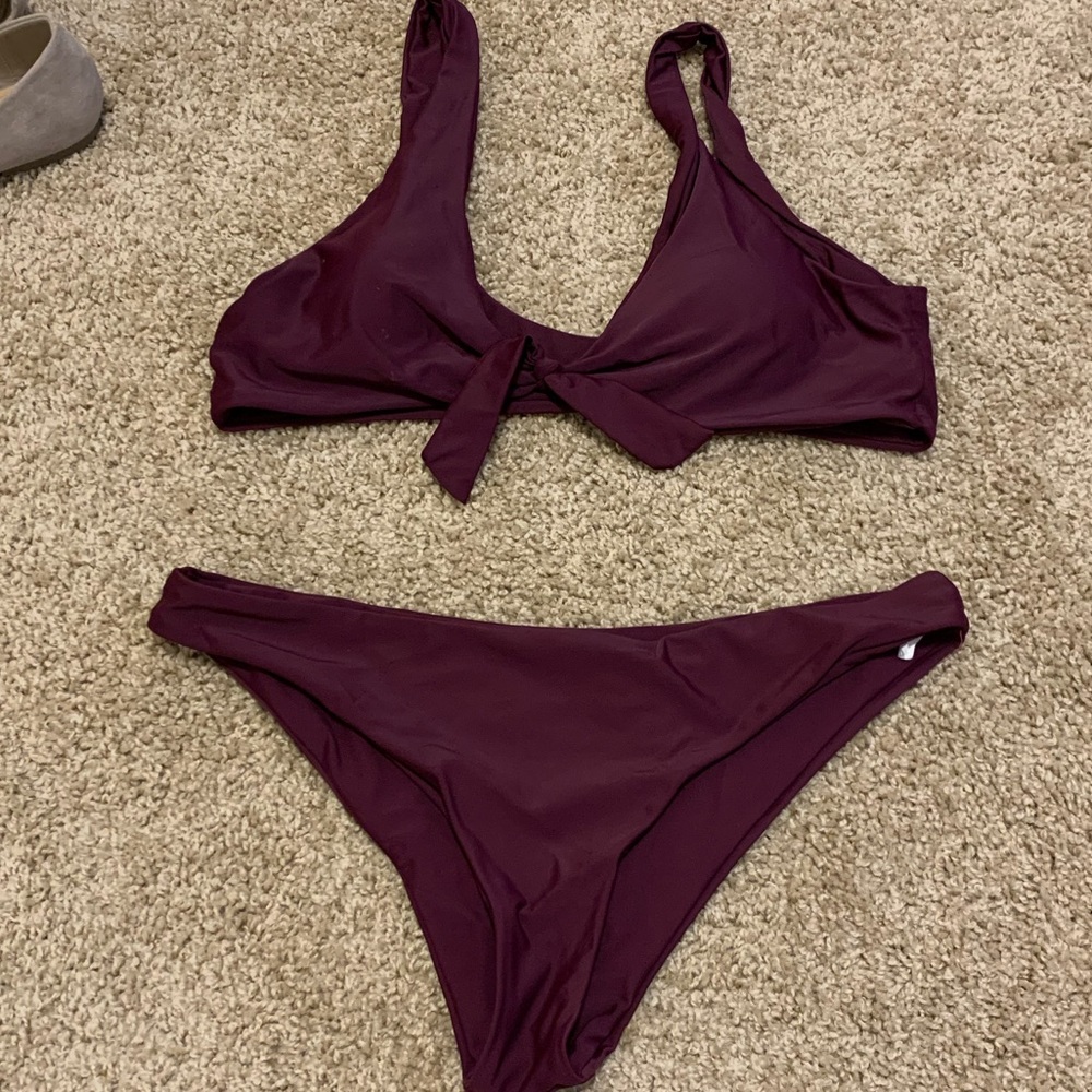 Two piece swim suit